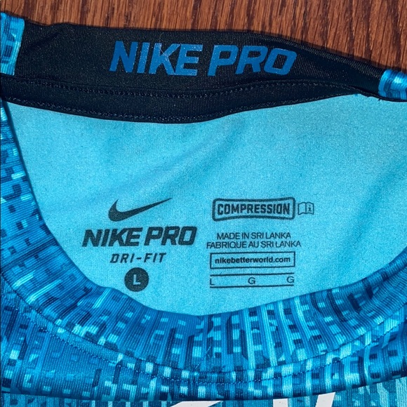 boys' nike pro thermal compression shirt - Picture 7 of 8
